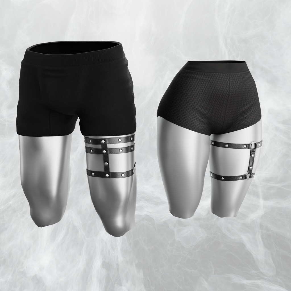 OD Thigh Strap | FREE IN DISCORD | VRC Ready | Techwear | 3D Asset | Leather | Commercial/Personal License