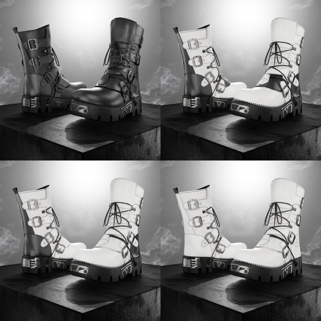 OD Boots Combat | レンジャーズテックウェア | シューズ | 3Dアセット | 商用/個人ライセンス