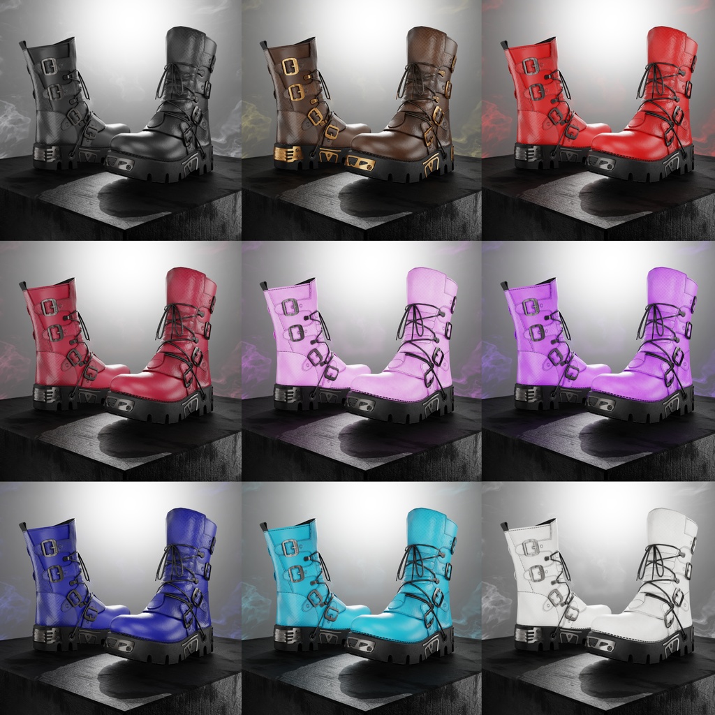 OD Boots Combat | レンジャーズテックウェア | シューズ | 3Dアセット | 商用/個人ライセンス