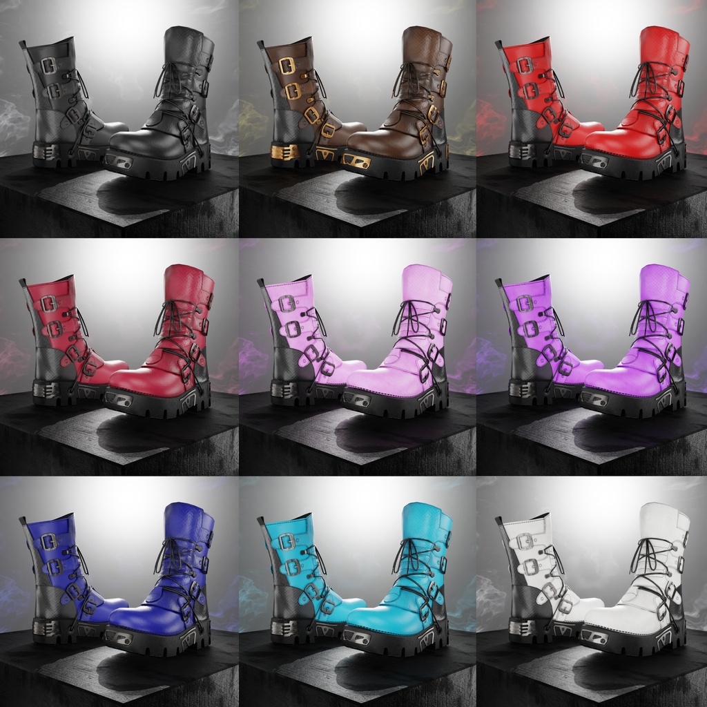 OD Boots Combat | レンジャーズテックウェア | シューズ | 3Dアセット | 商用/個人ライセンス