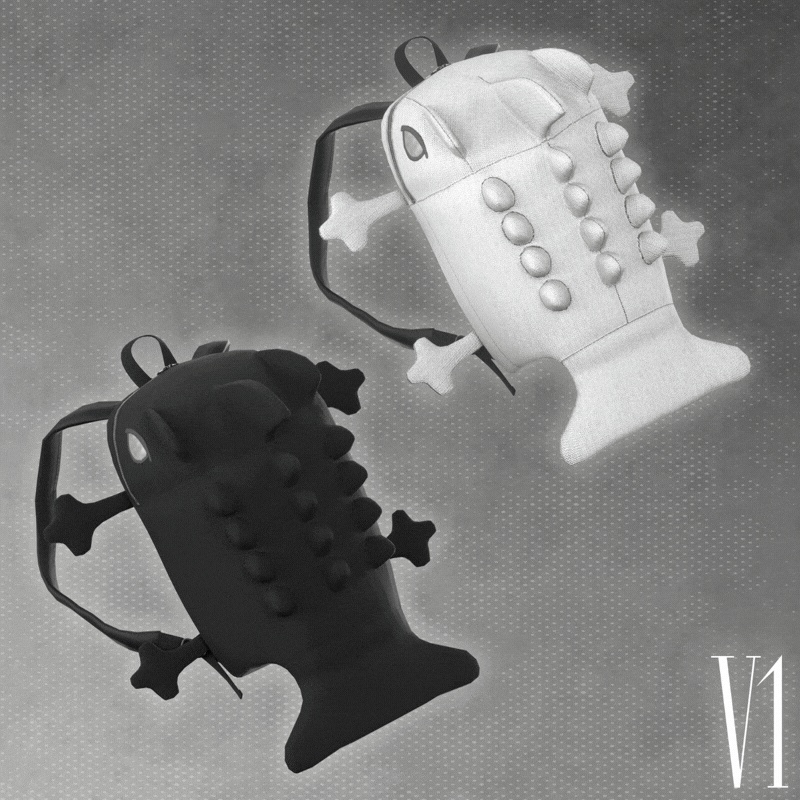 OD Dragonet Backpack | バッグ | 歯なし | VRC対応 | 3Dアセット | 商用/個人ライセンス