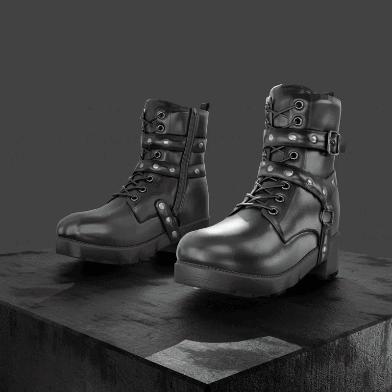 OD Ankle Boots Techwear | Rangers Techwear | Shoes | 3D Asset | Commercial/Personal License
