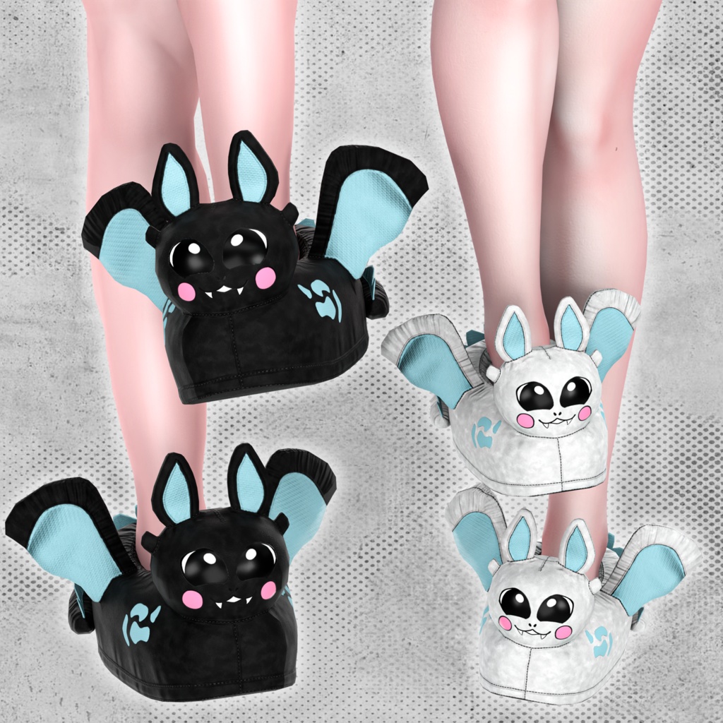 OD ドラゴネット スリッパ | シューズ | ふわふわ | 3D アセット | 商用/個人ライセンス