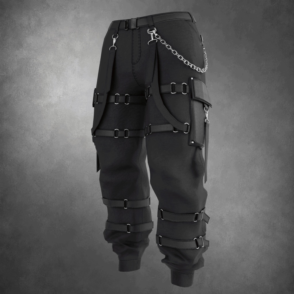 OD Pants Techwear | コーディネート | トラウザーズ | 3Dアセット | 商用・個人利用ライセンス