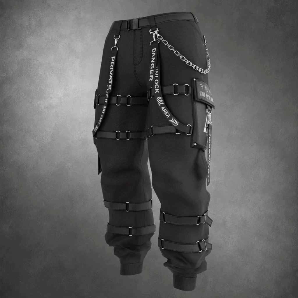 OD Pants Techwear | コーディネート | トラウザーズ | 3Dアセット | 商用・個人利用ライセンス
