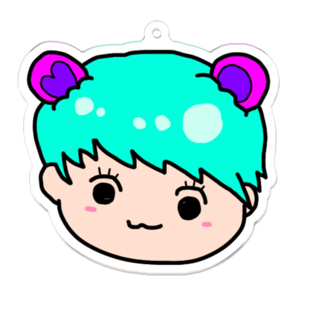 くま人間ｸﾝʕ•̀ω•́ʔ✧ アクリルキーホルダー