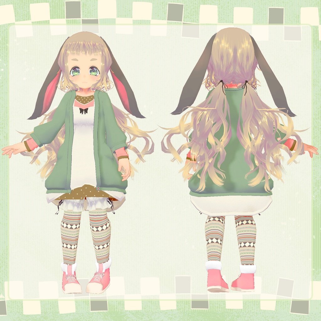 オリジナル3Dモデル ユラ