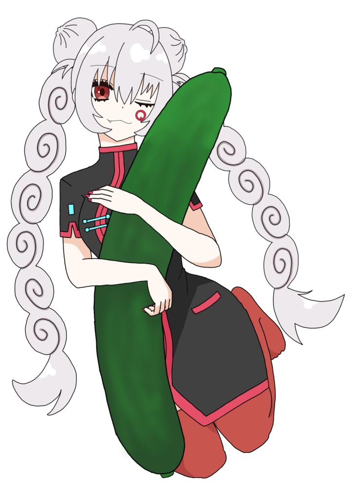 健音テイ チャイナドレス風 アクリルキーホルダー