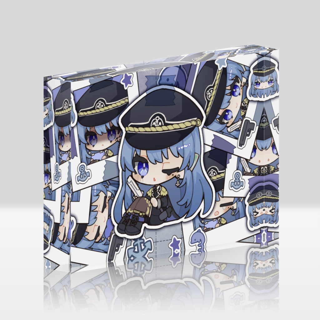 離児島イル アクリルブロック148x100mm