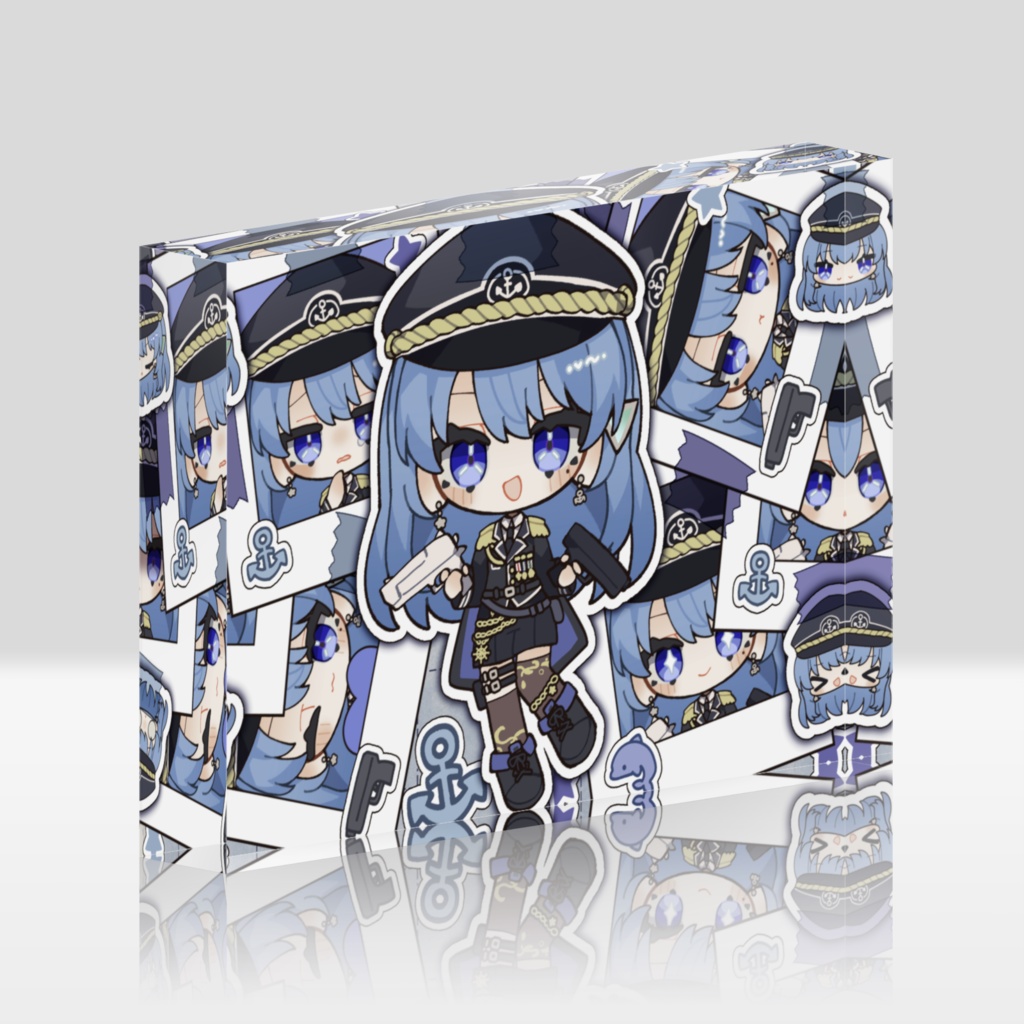 離児島イル アクリルブロック148x100mm