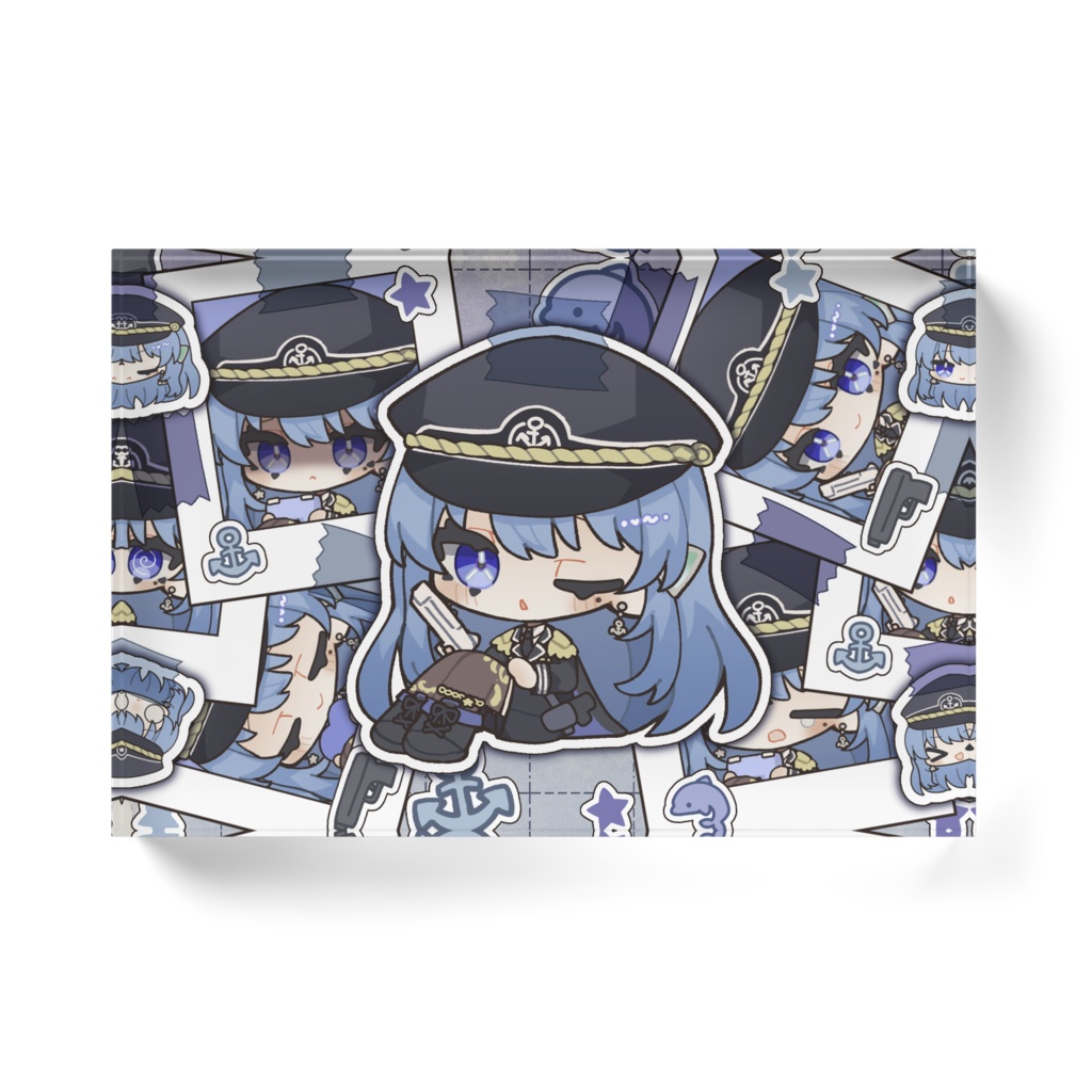 離児島イル アクリルブロック148x100mm