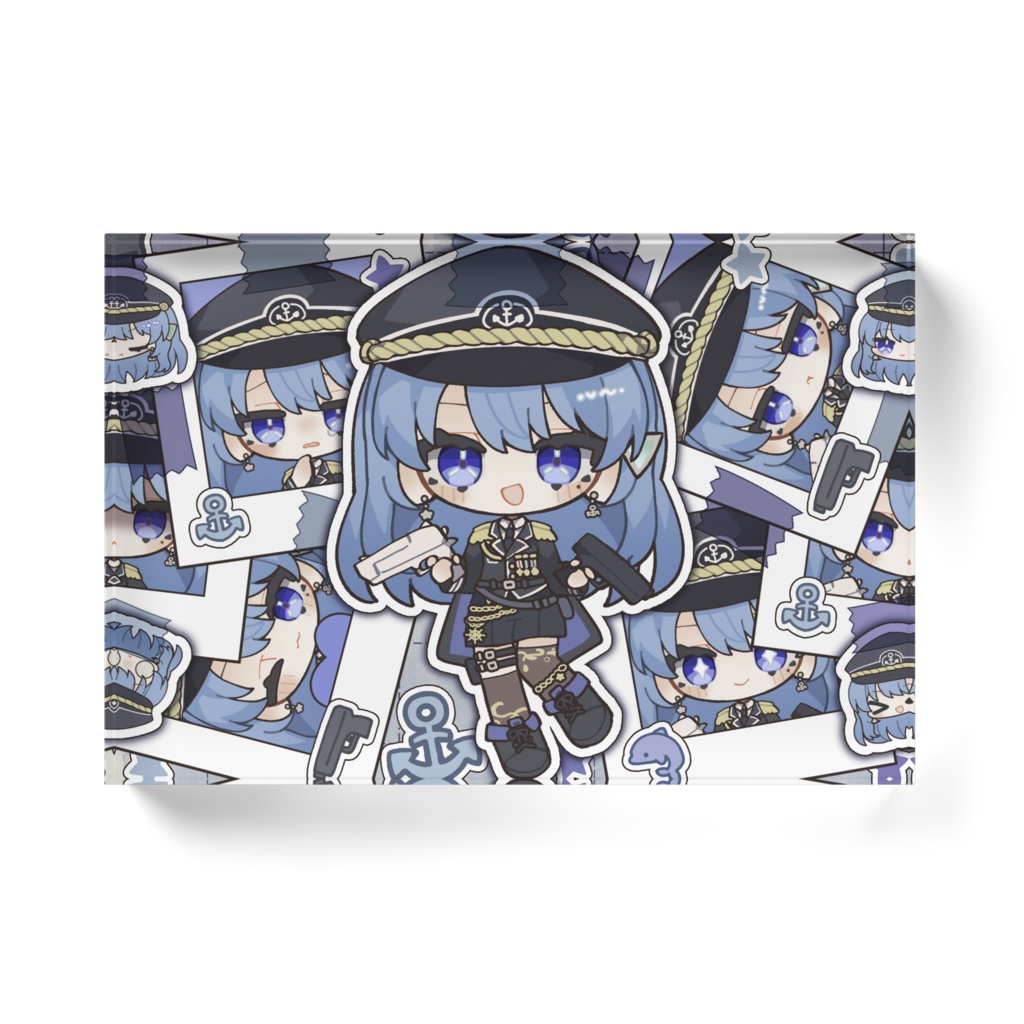 離児島イル アクリルブロック148x100mm