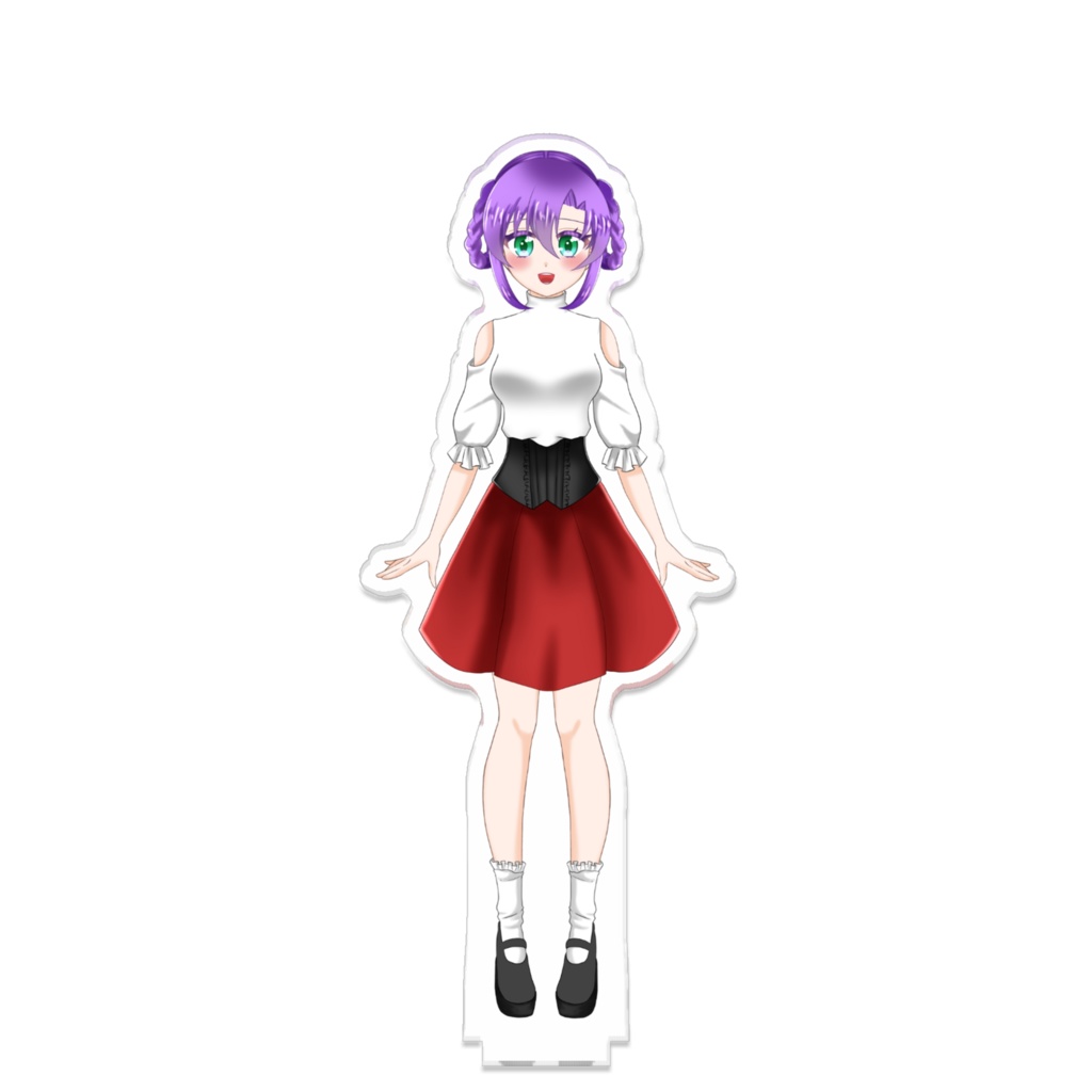 繋がるアクスタ 音無ゆずLive2D初期衣装