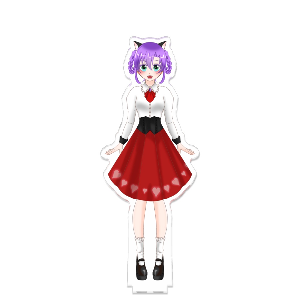 繋がるアクスタ 音無ゆずIRIAM猫の日衣装