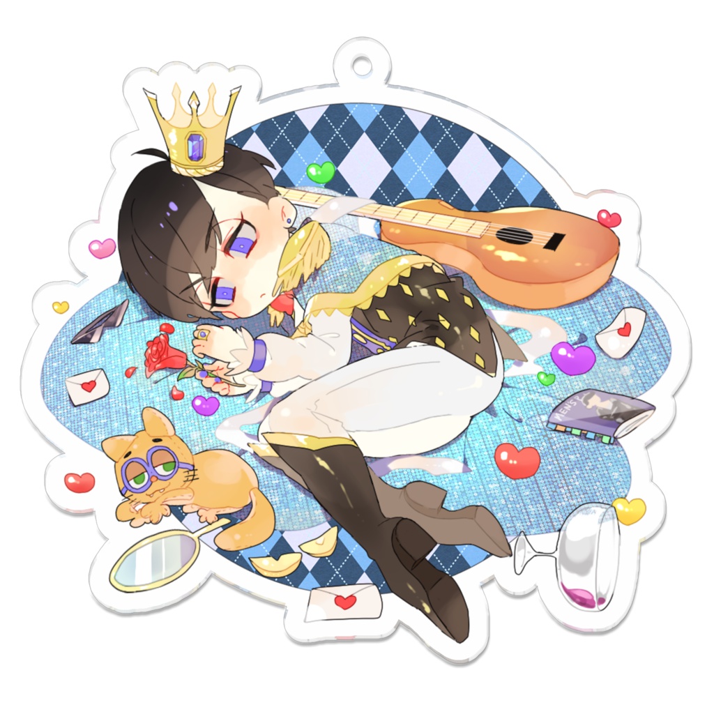 キングカラ松 アクリルキーホルダー