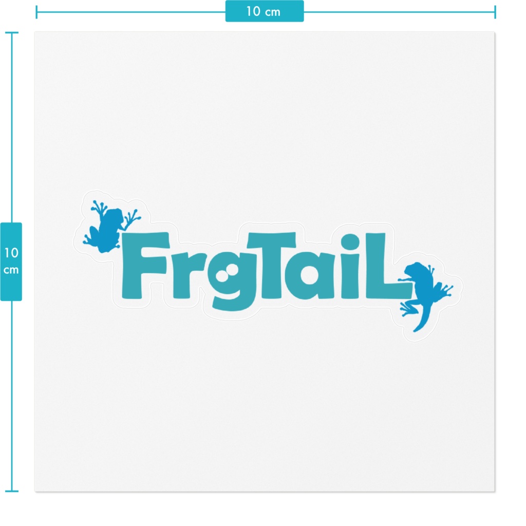 FrgTaiLダイカットステッカー