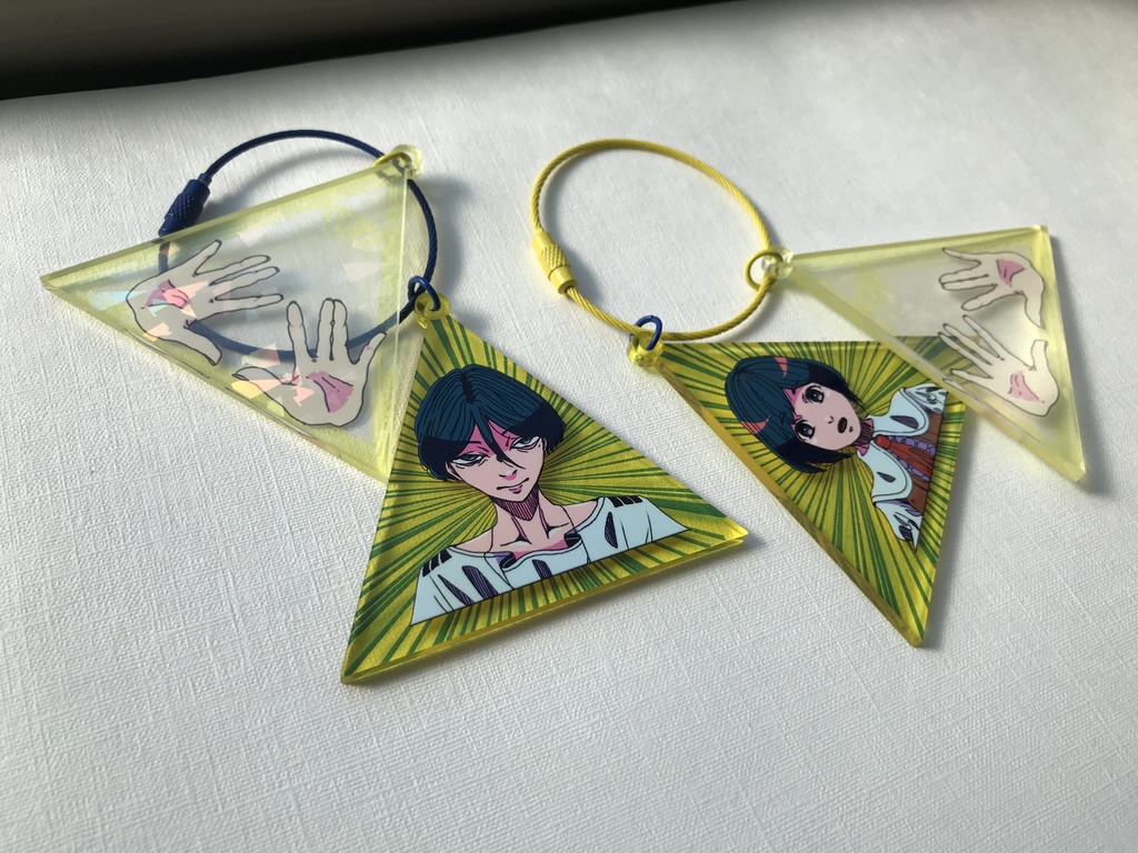 解体アクリルキーホルダー（渉+手）