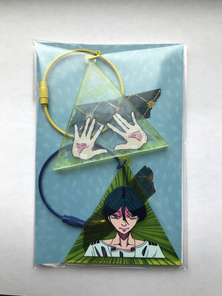 解体アクリルキーホルダー(渉+手)