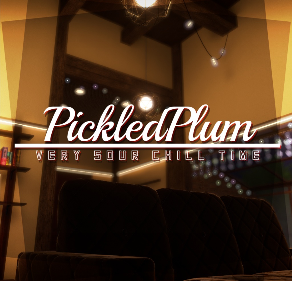 【 VRChat向けワールド 】ーPickledPlumHouseー