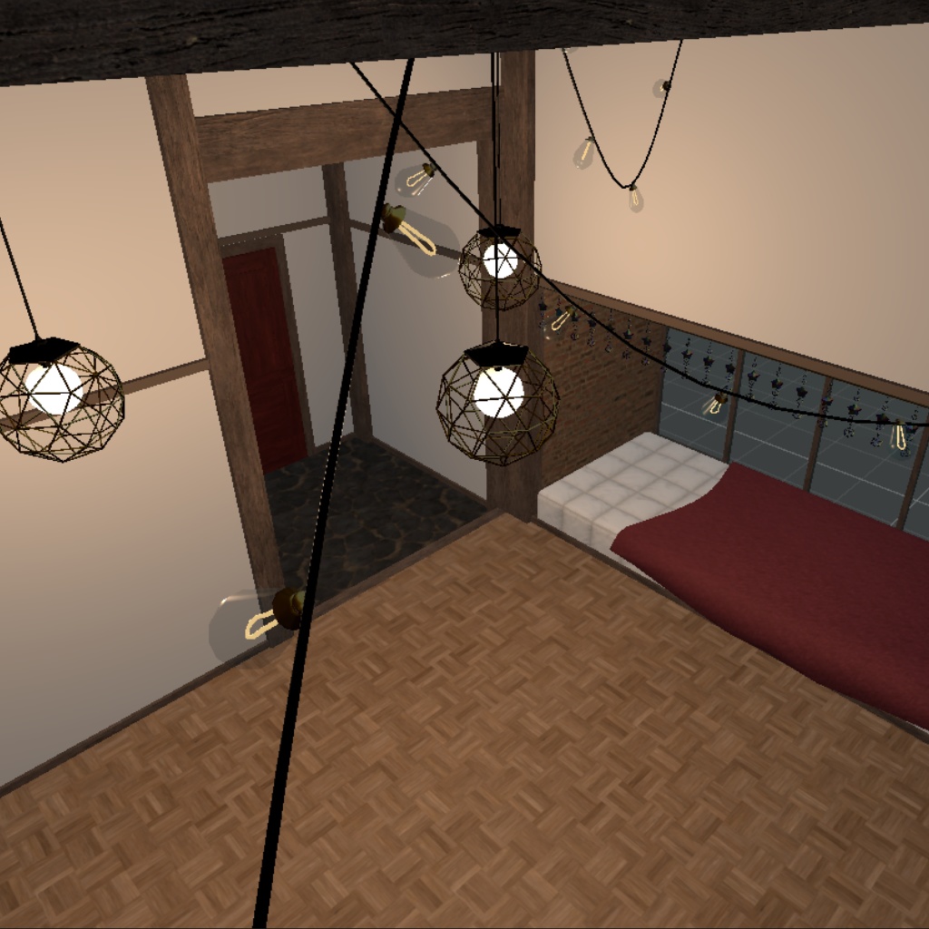 【 VRChat向けワールド 】ーPickledPlumHouseー