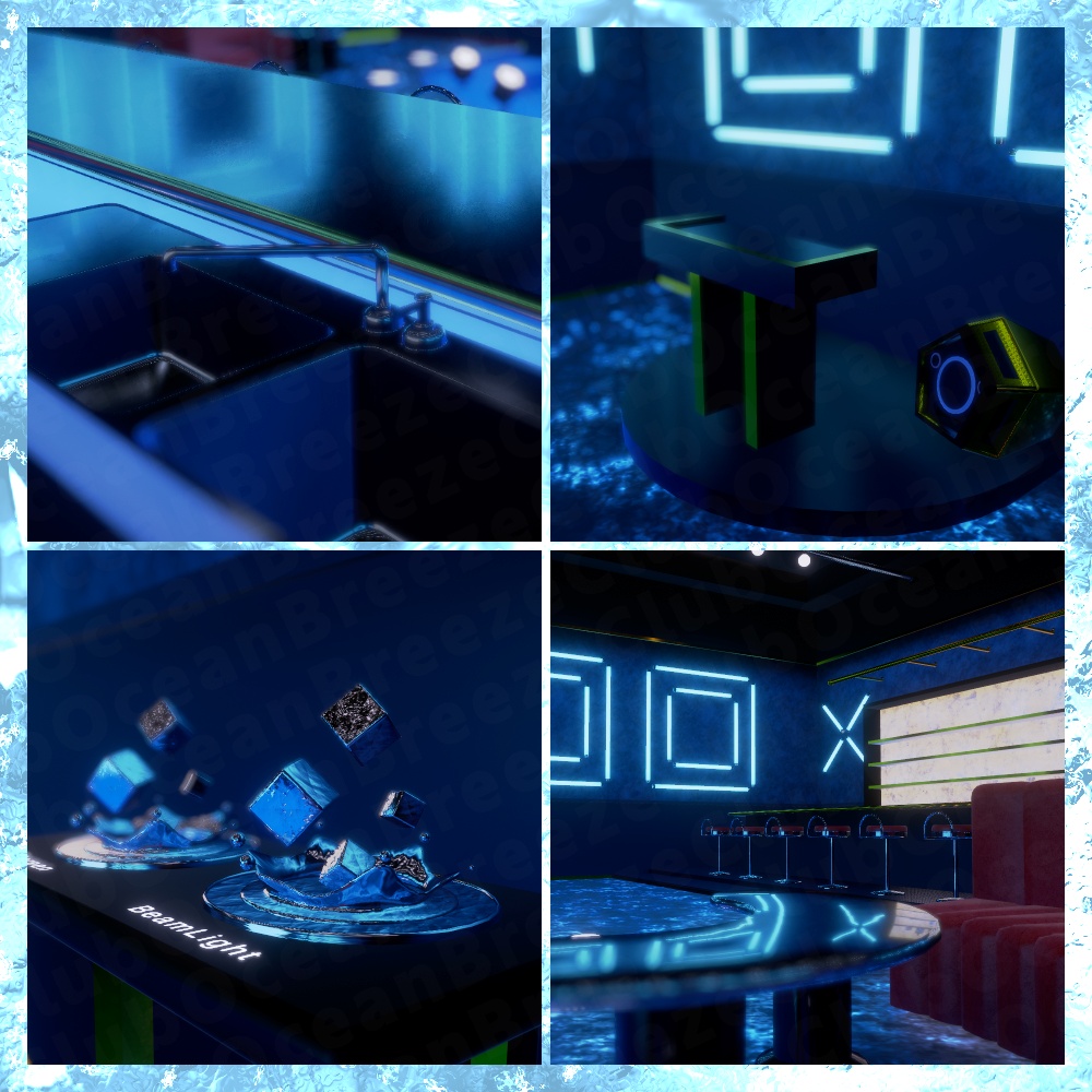 【 VRChat向け 】ClubOceanBreeze【 ワールド 】