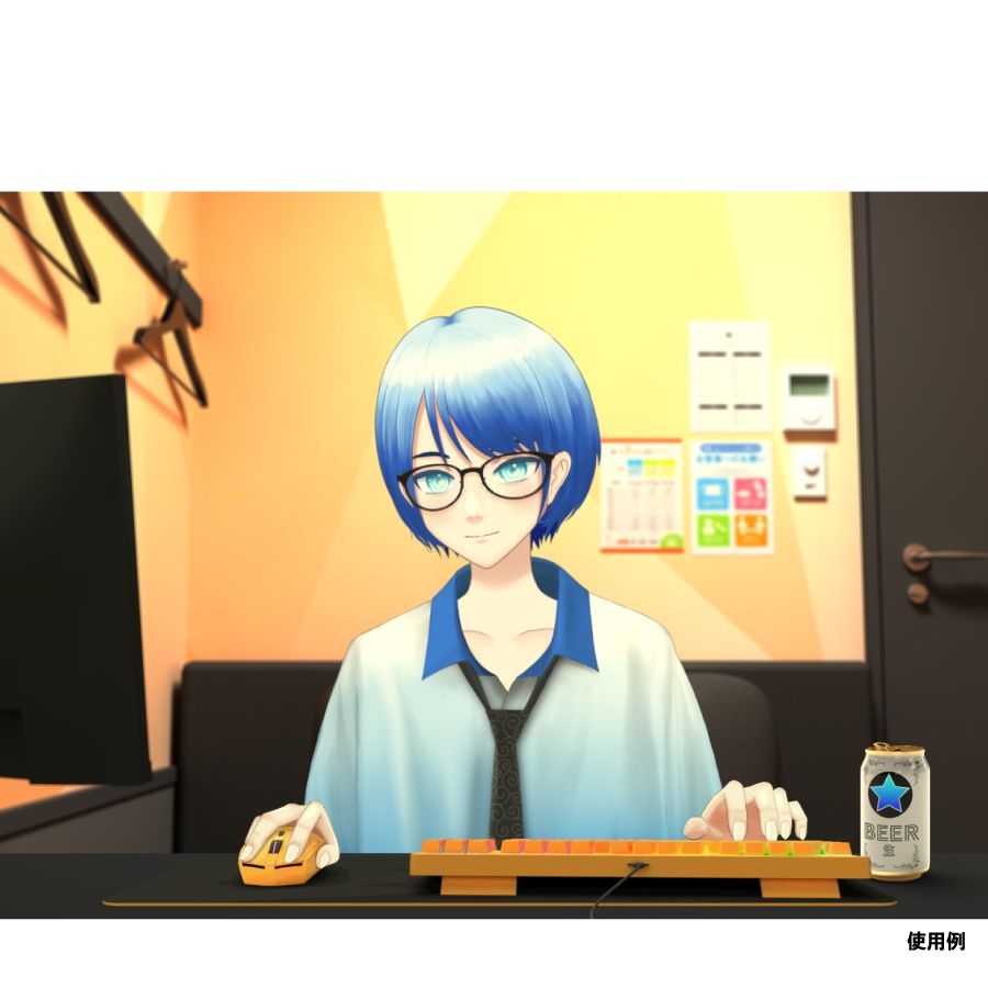 配信用ネカフェ背景 全10色