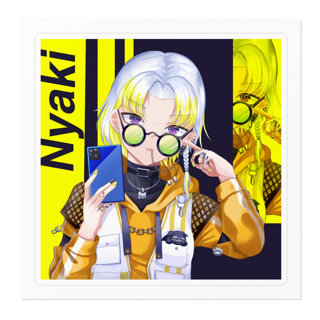 ステッカー(背景ホワイト)