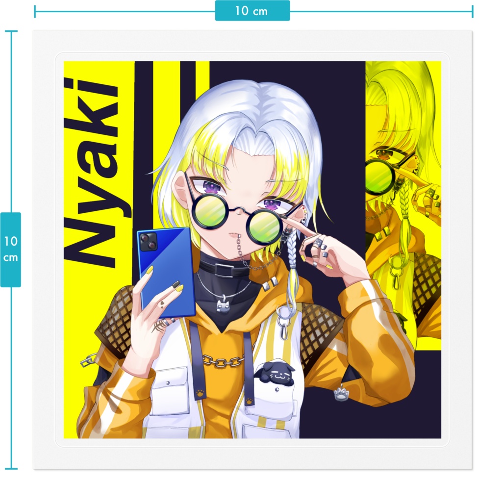 ステッカー(背景クリア)