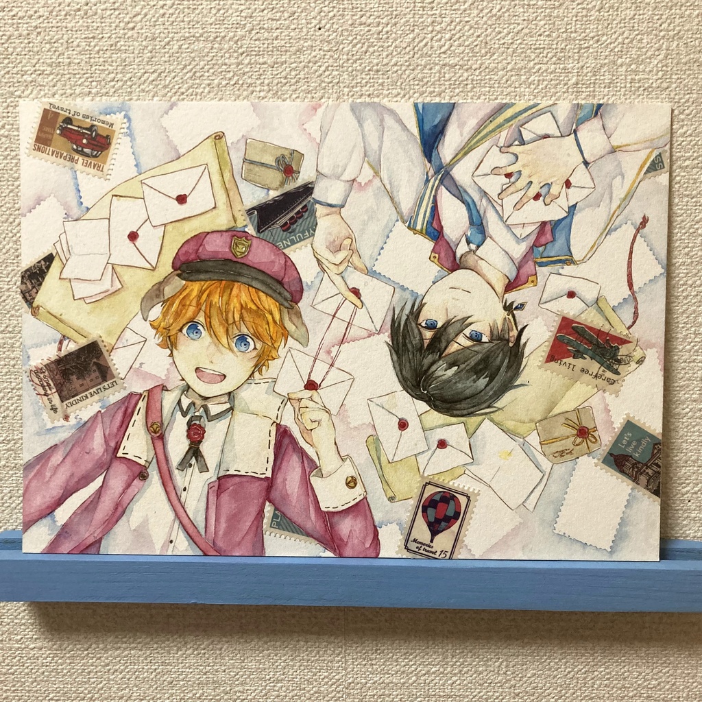 イラスト集水彩原画 惑星コバルト Booth