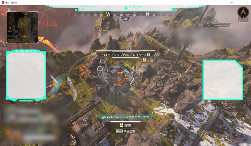 汎用オーバレイ(個別素材) [黒 / ライトグリーン / 紫 / 赤 / 黄]