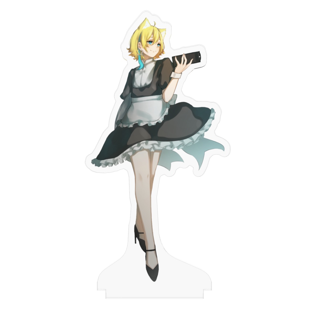 アクリルフィギュア ミニスカメイドver (illust:羊譚 / ロゴ:AkaseAkatsuki / 羊譚)