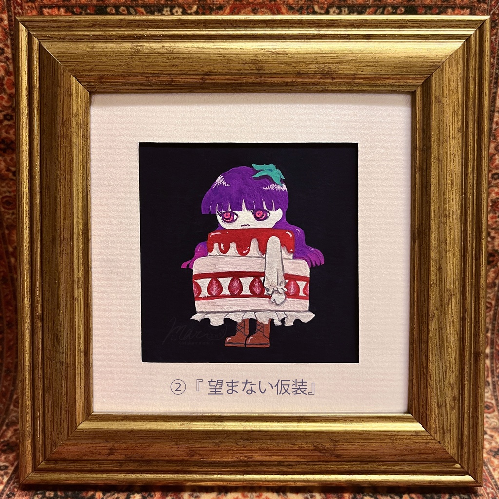 額付きミニ原画(3種)