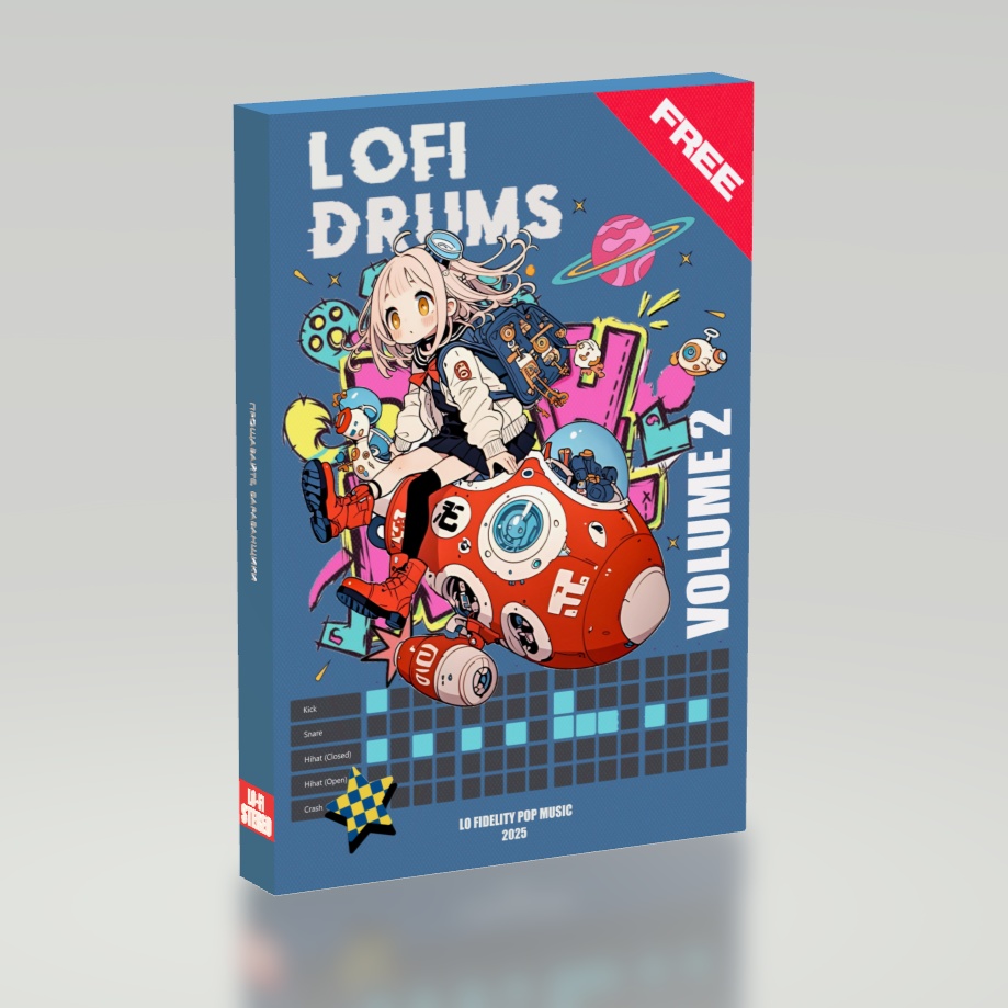 LOFI DRUMS Volume 2 [Free Drum Pack]