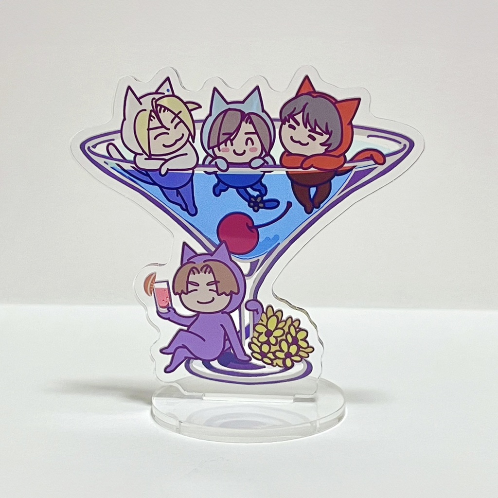 パルにゃ カクテルアクリルスタンド