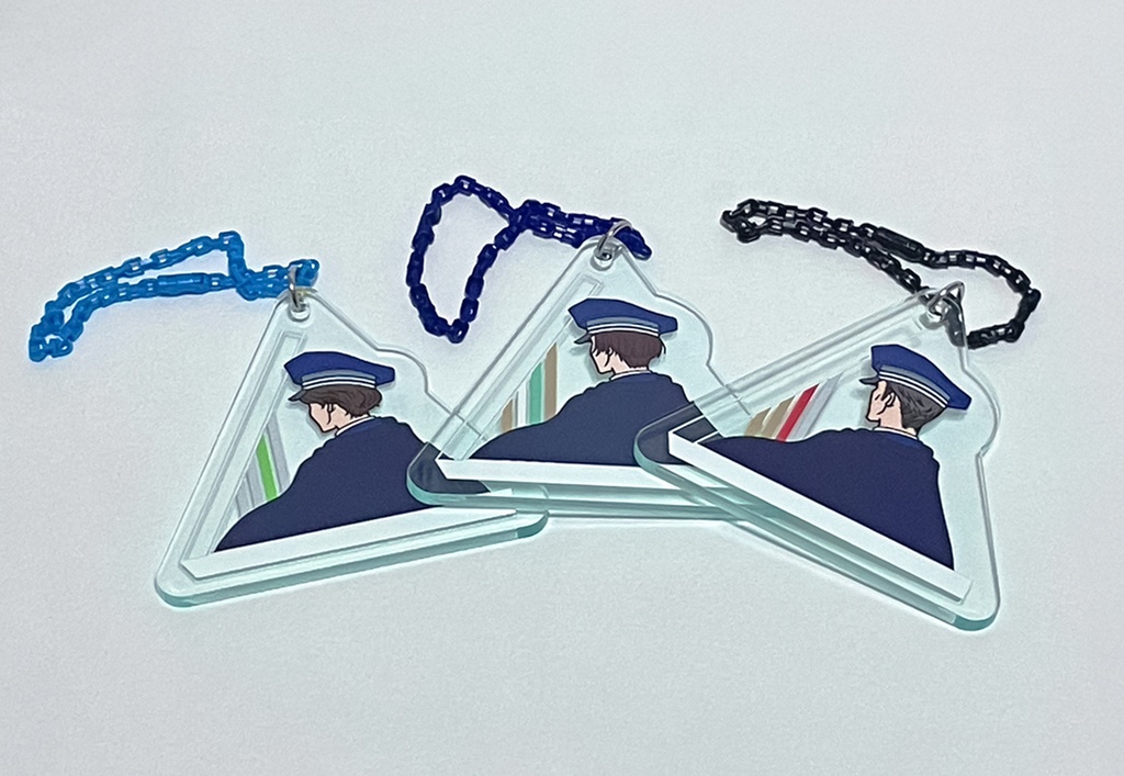 看守風アクリルキーホルダー
