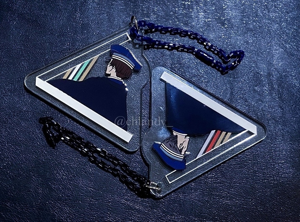 看守風アクリルキーホルダー