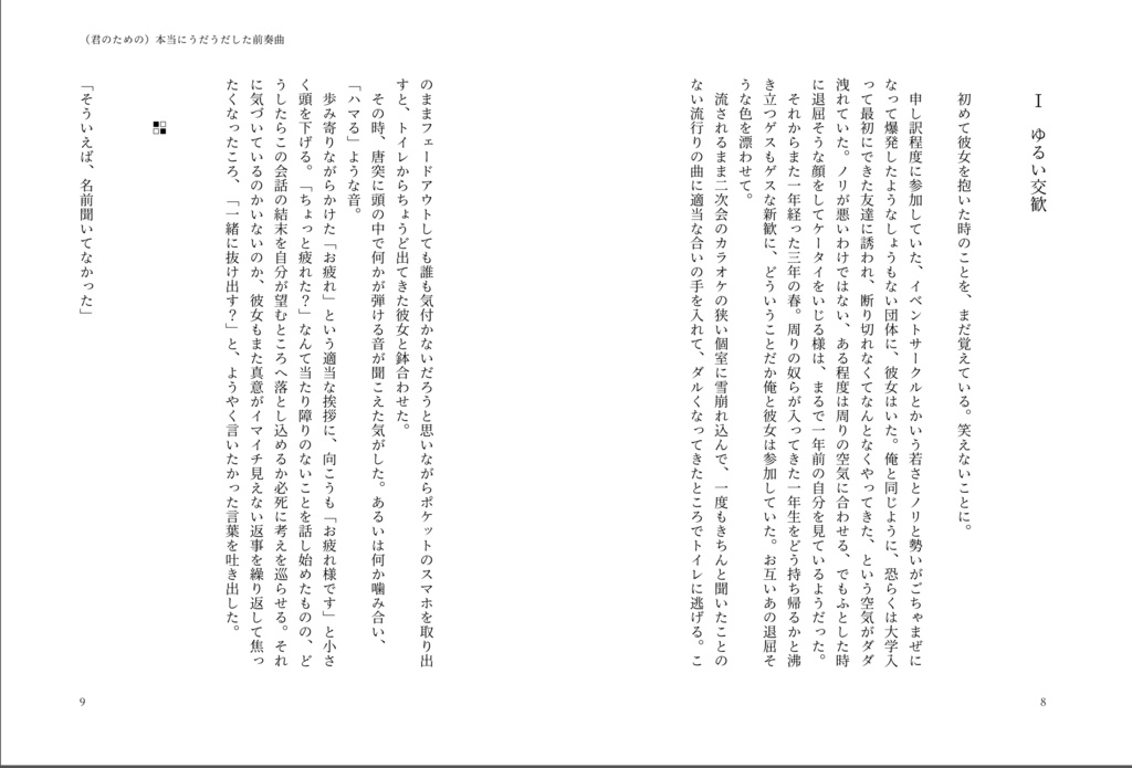 くぼんだ夢(サイト再録集)