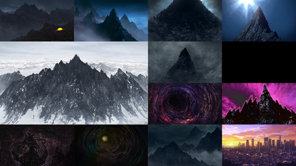 『狂気山脈 ~邪神の山嶺~』 イラスト素材集