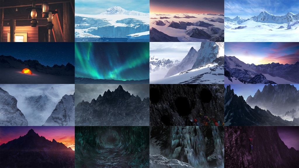 『狂気山脈 ~邪神の山嶺~』 イラスト素材集