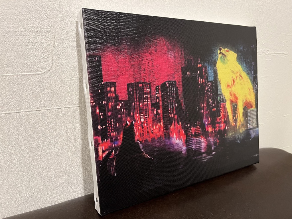 狼赫まかみ キャンバスアート