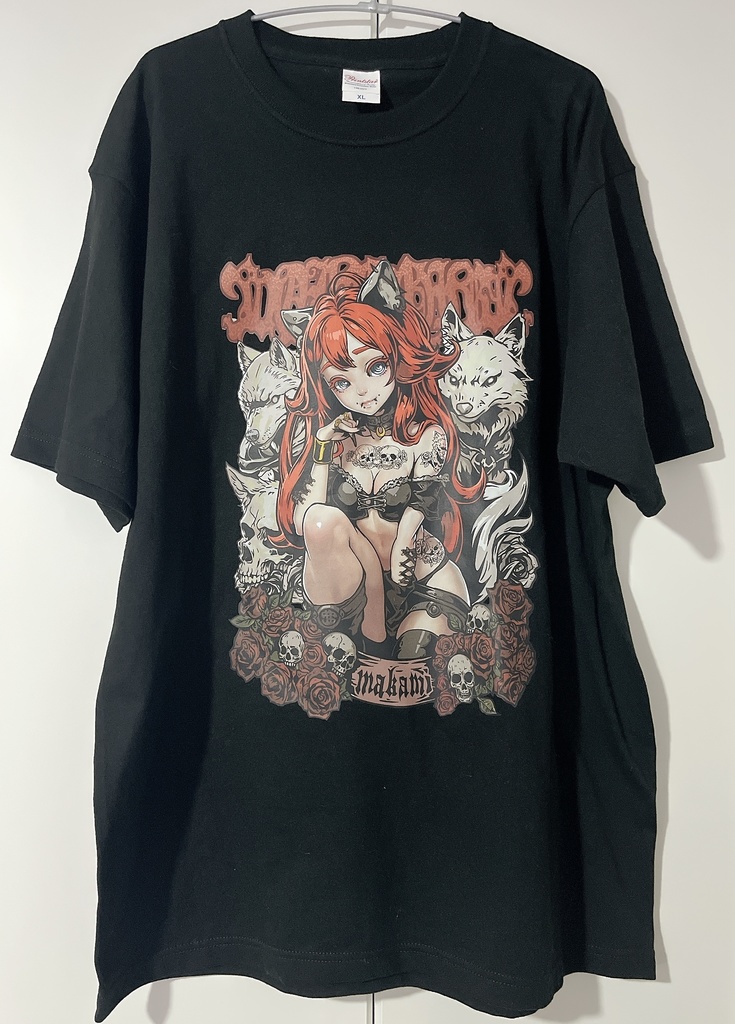 狼赫まかみデビュー3周年記念Tシャツ