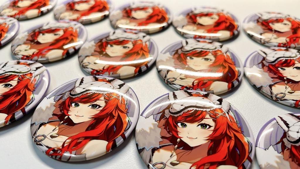 狼赫まかみ缶バッジ各種