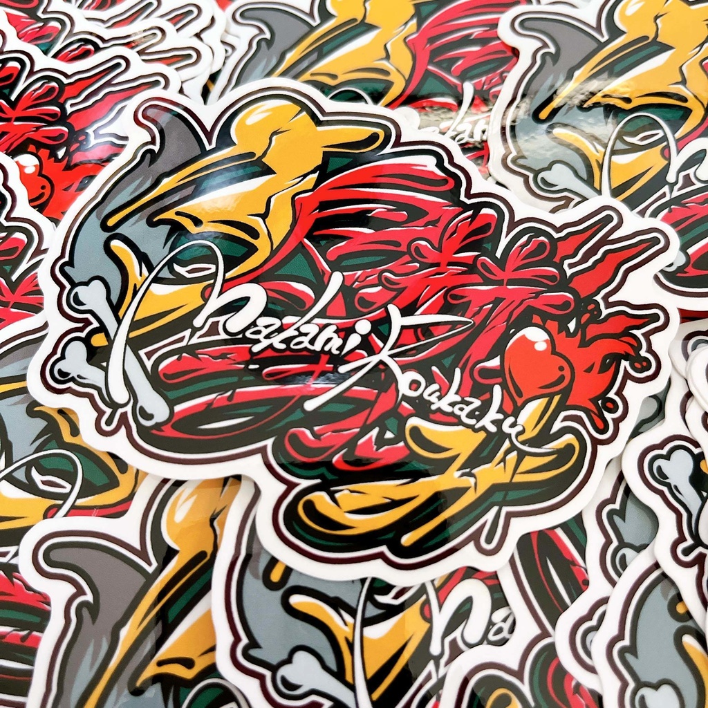 狼赫まかみステッカー各種2