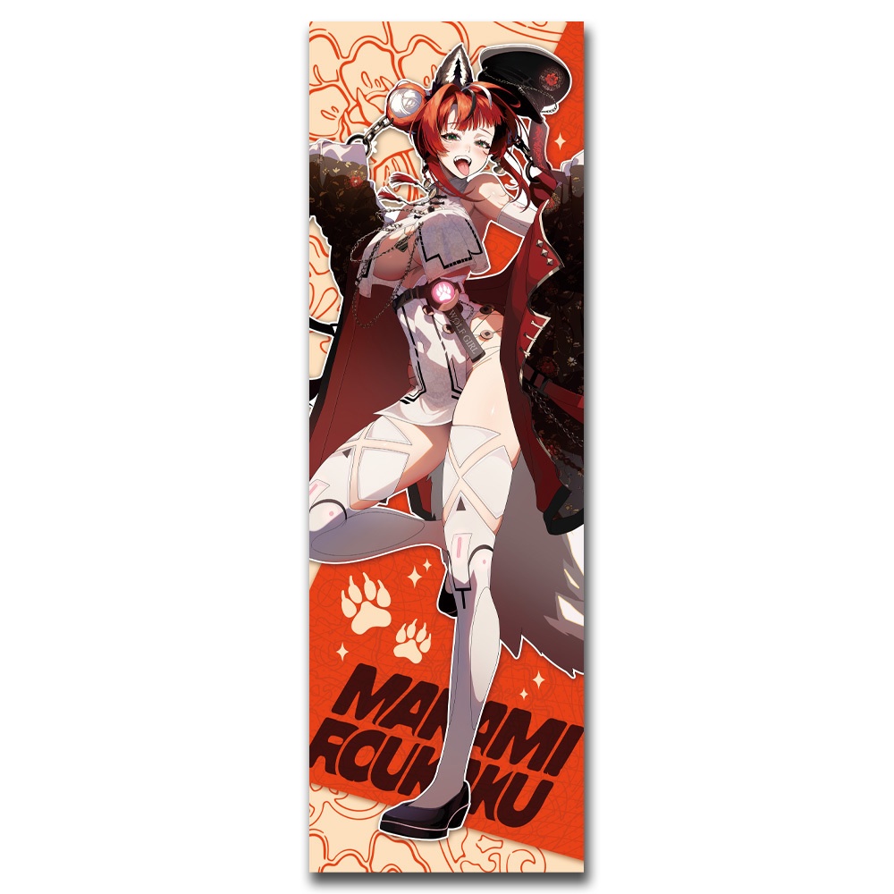 【受注生産】狼赫まかみ等身大タペストリー -Cyber×China- 