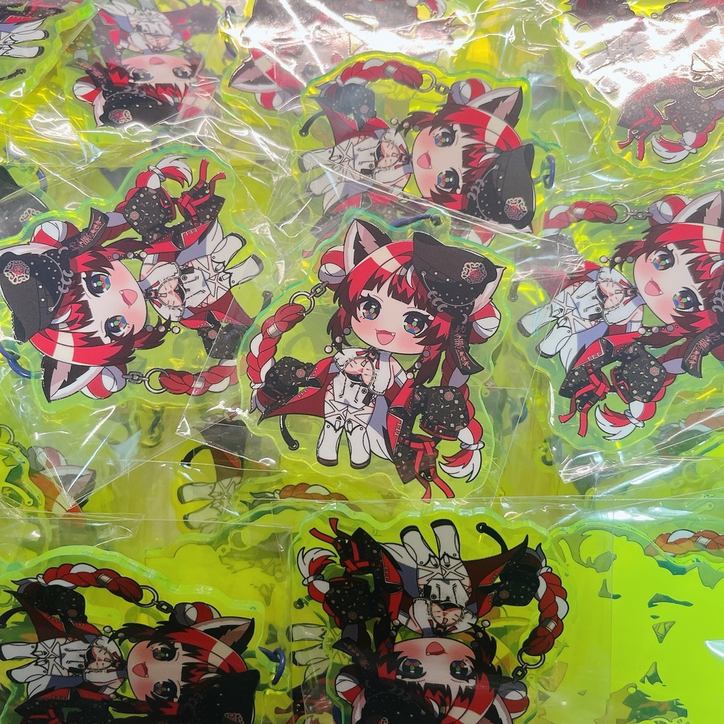 狼赫まかみ新衣装アクリルキーホルダー -Cyber×China-