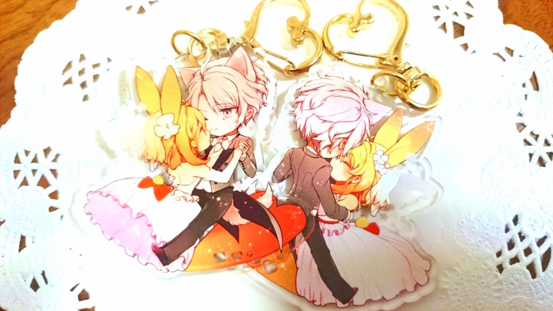 ウェディング♡楽紡アクリルキーホルダー