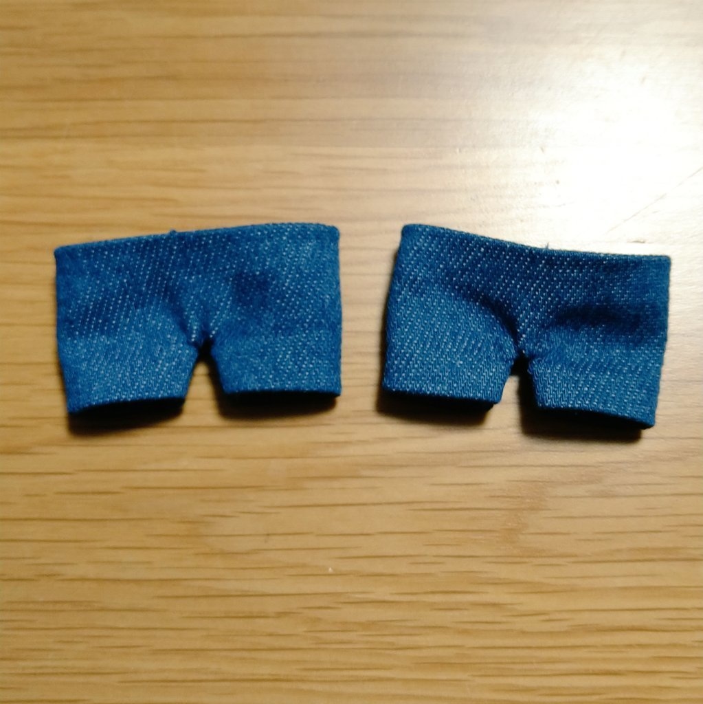 16cm用 ぬい服 デニムズボン