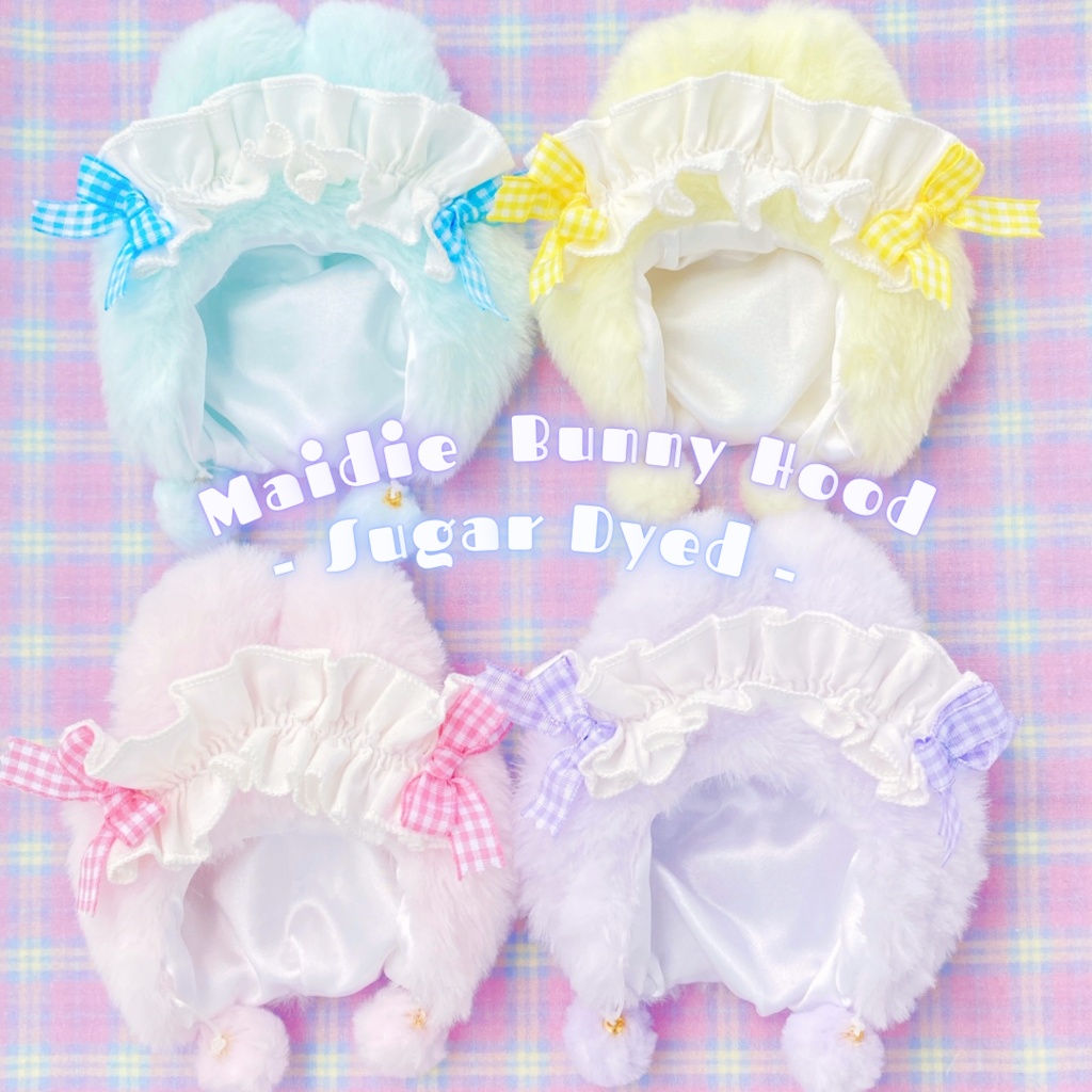 Maidie Bunny Hood – Sugar Dyed -