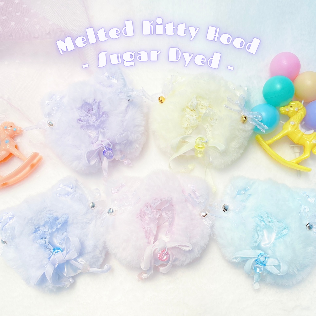 Melted Kitty Hood -Sugar Dyed- 