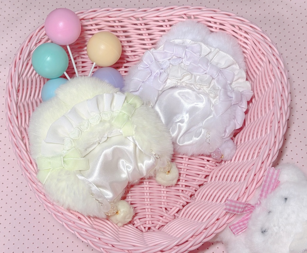 Heart Lace Maid Hood